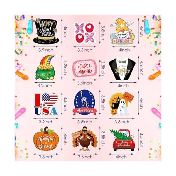 20 imanes navideños para Halloween día de Acción de