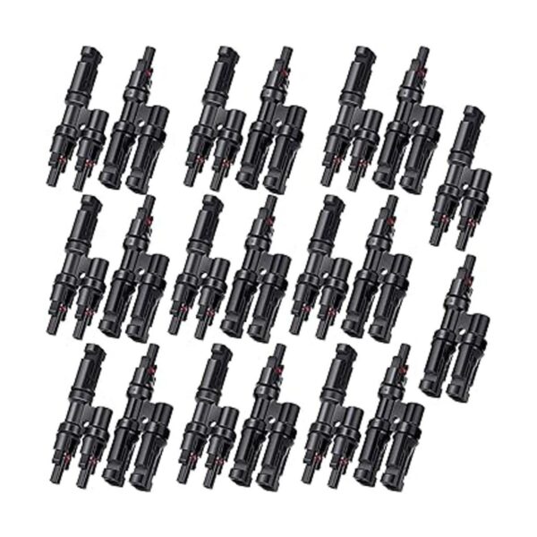 10 pares de conectores de rama solar y conector en Y