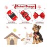 Juego de 60 corbatas ajustables para perros incluye 24