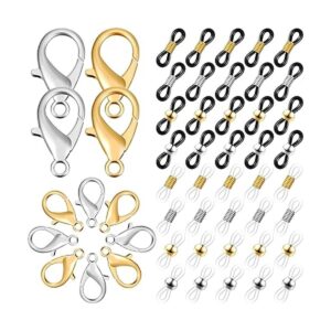 300 piezas de extremos de la cadena de gafas de silicona