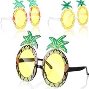 3 pares de lentes de sol de piña tropical novedosas gafas_1