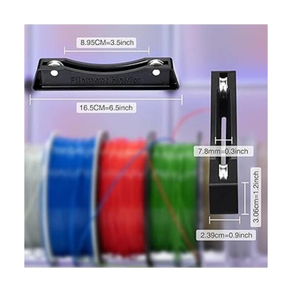 Soporte para carrete de filamento de impresora 3D que se_4