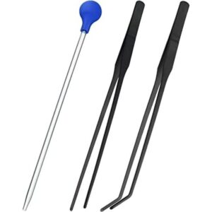 3 piezas de accesorios para tanque Axolotl pinzas extra