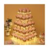 Soporte de repostería acrílico de 5 niveles para cupcakes_4