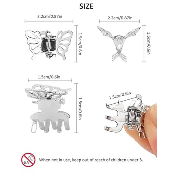Wecoe 30 Pcs Small Butterfly Hair Clips Girls Tiny Mini_2