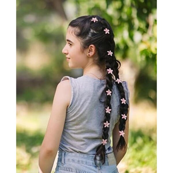 Wecoe 20 pinzas para el cabello de flores pequeñas para_3