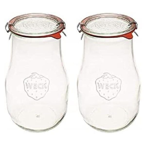 Weck Jars Tarros de tulipán Weck de 25 litros Tarros de