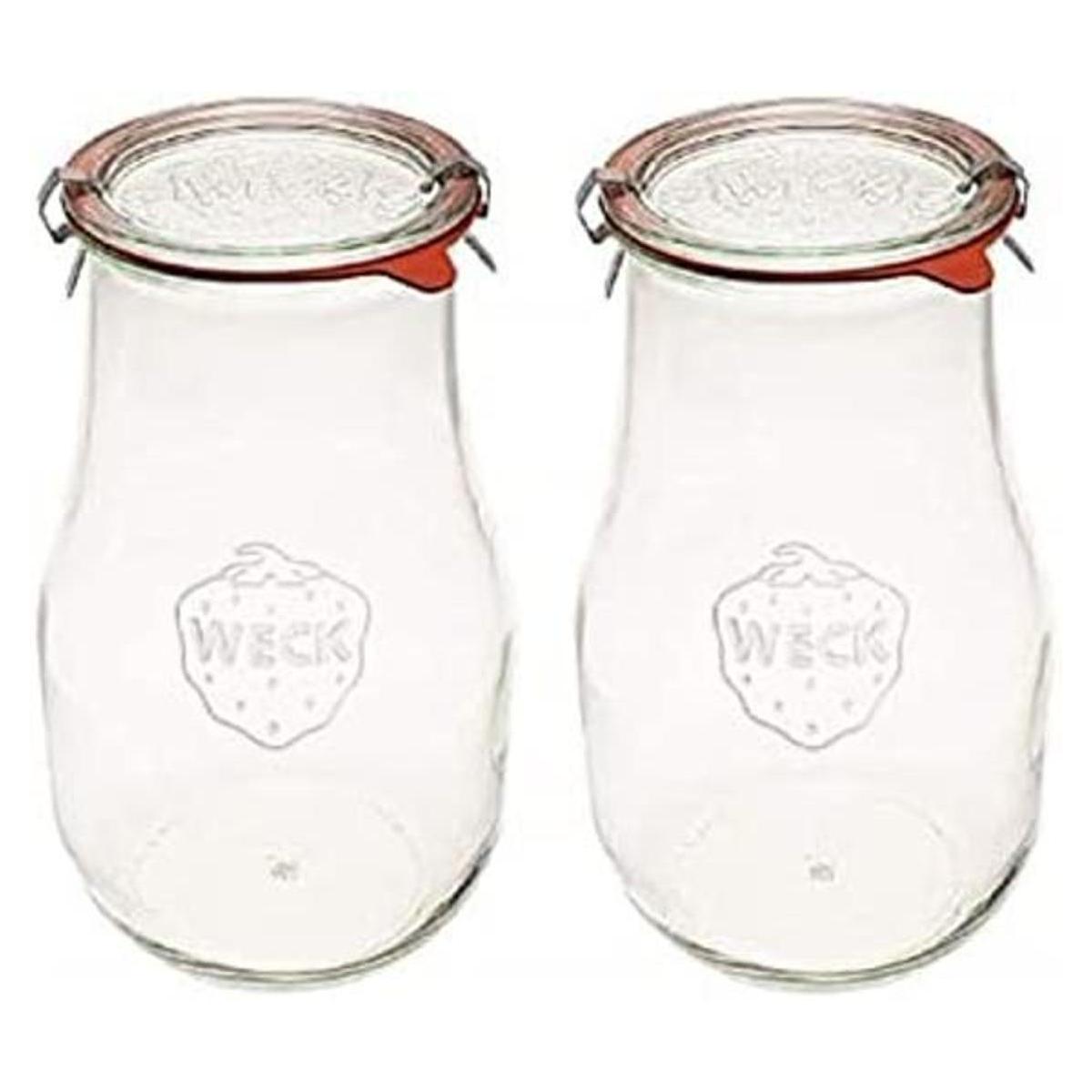 Weck Jars Tarros de tulipán Weck de 25 litros Tarros de
