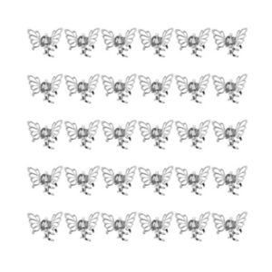 Wecoe 30 Pcs Small Butterfly Hair Clips Girls Tiny Mini_1