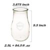 Weck Jars Tarros de tulipán Weck de 25 litros Tarros de