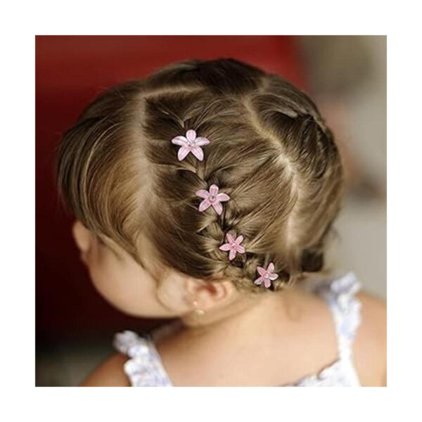 Wecoe 20 pinzas para el cabello de flores pequeñas para_2