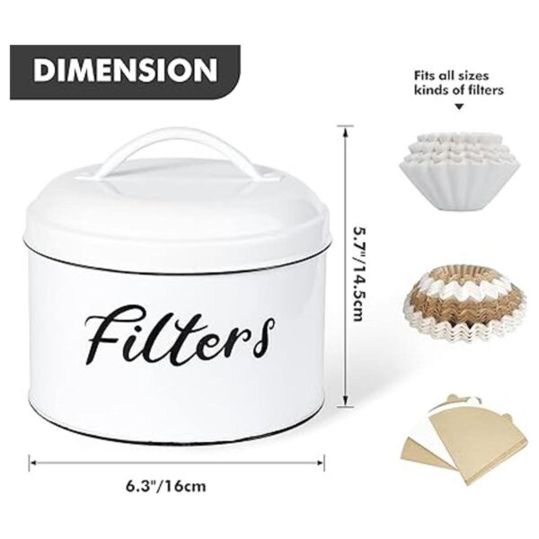 Webake Soporte para filtro de café contenedor de