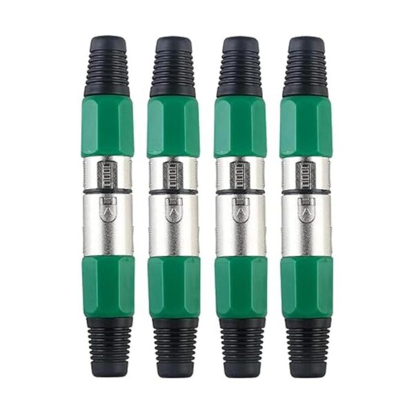 Paquete de 4 conectores XLR de 3 pines machohembra_2