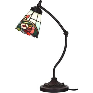 Bieye L10759 Lámpara de escritorio cristal teñido_1