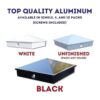 WeatherPRO Tapas negras de 4 x 4 pulgadas para postes_4