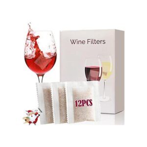 WeThinkeer Filtros de vino 12 unidades para eliminar