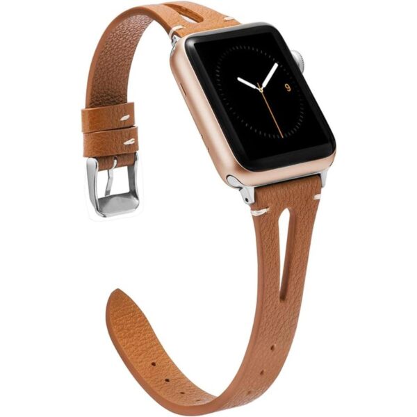 Wearlizer Correa de piel deportiva compatible con Apple_1