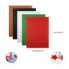 Weabetfu 16 hojas de fieltro de Navidad 5 colores para