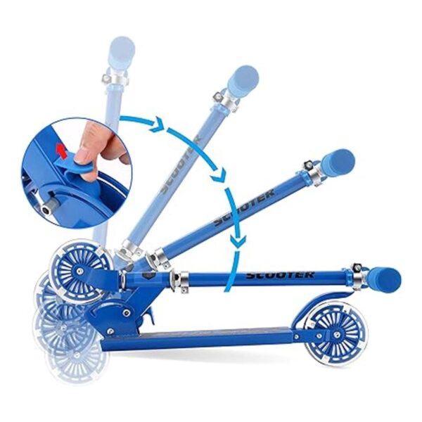WeSkate Scooter for Kids with LED Light Up Wheels_5