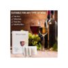 WeThinkeer Filtros de vino 12 unidades para eliminar
