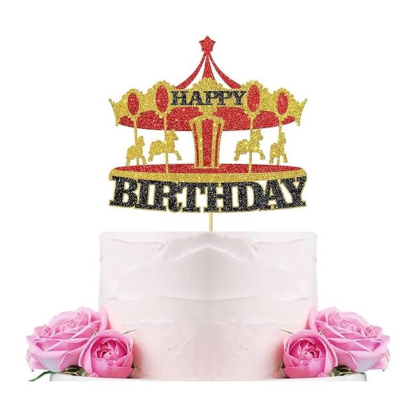 WeBenison Decoración para tarta de cumpleaños con diseño_1