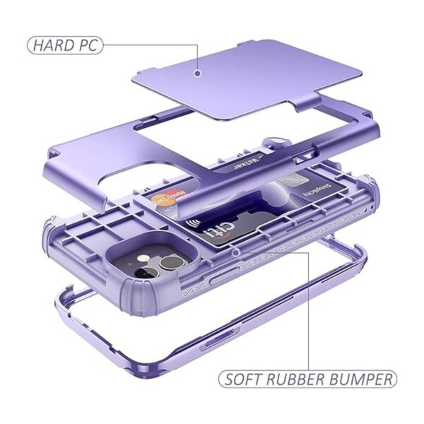 WeLoveCase Defender Funda tipo cartera para iPhone 11_4