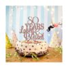 WeBenison 80 años Blessed Loved Cake Topper 80th_4