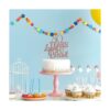 WeBenison 80 años Blessed Loved Cake Topper 80th_5