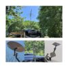 Wdwlbsm Paquete de 2 abrazaderas de mástil de antena doble_3