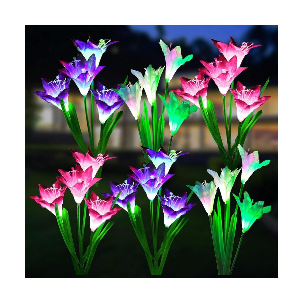 WdtPro Luces solares decorativas para jardín al aire
