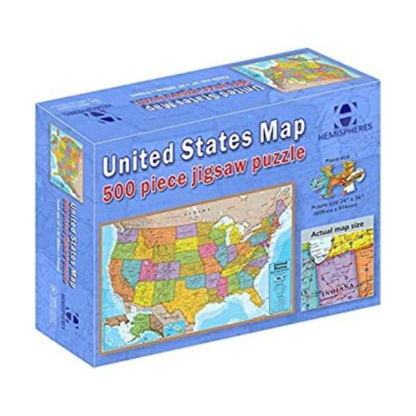Waypoint Geographic Puzle de rompecabezas de mapa_1