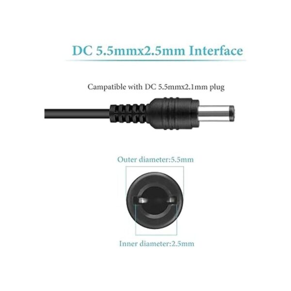 Waysse Adaptador de fuente de alimentación de 12 V 1A_5
