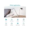 Waysse Adaptador de fuente de alimentación de 12 V 1A_6
