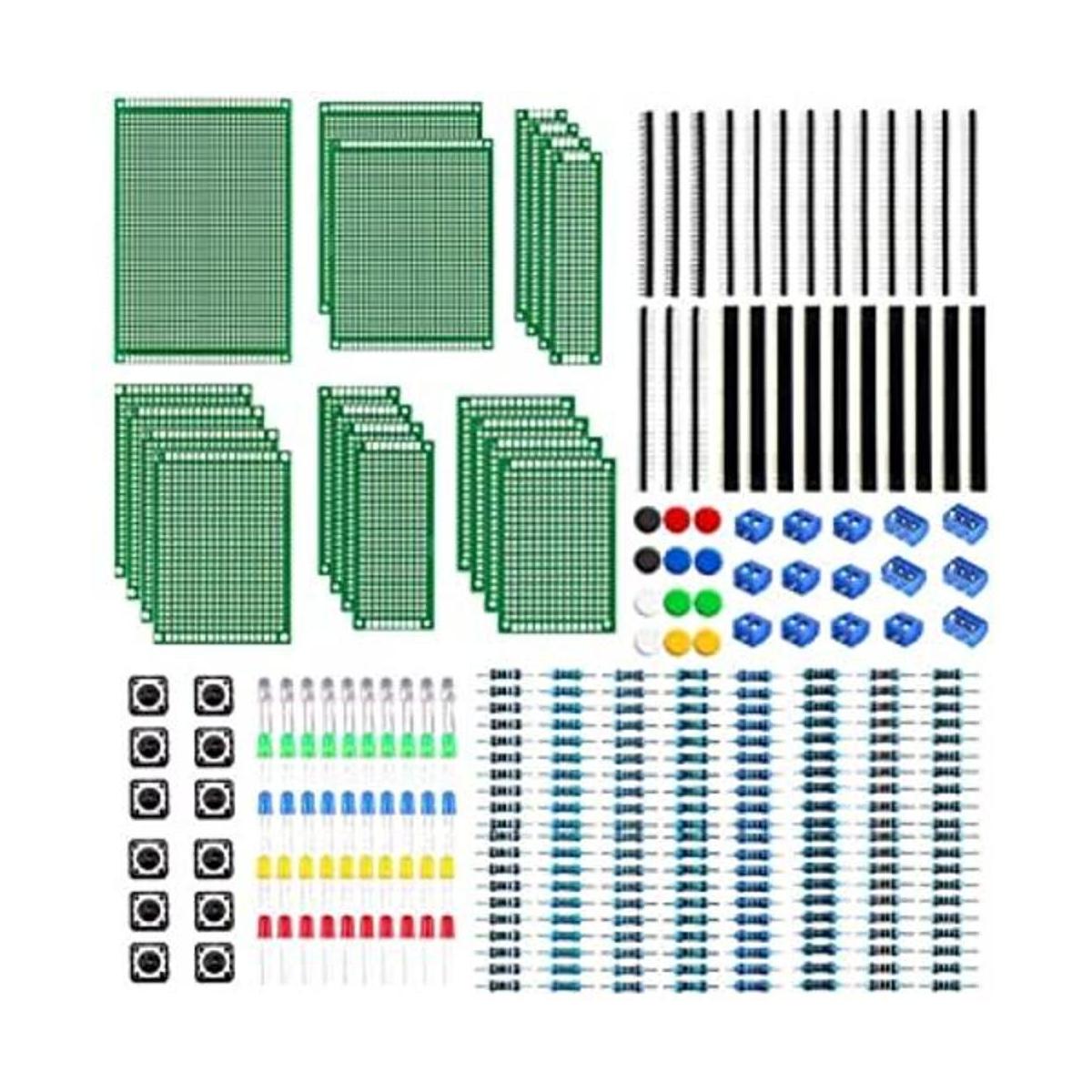 WayinTop Kit de placa de PCB de doble cara 6 tamaños 40