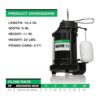 WAYNE CDU790 Bomba sumergible de hierro fundido y acero_5