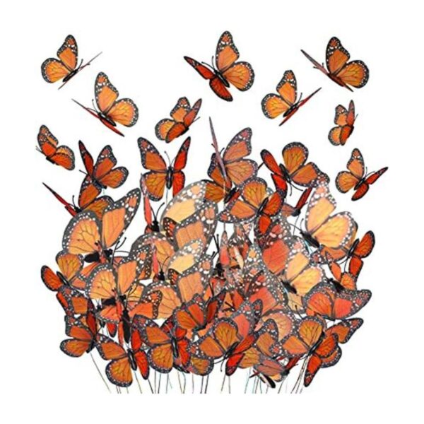 Decoración de mariposa monarca de 3 tamaños decoración de