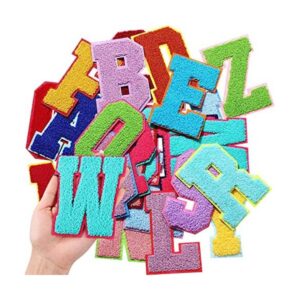 26 parches de felpilla para planchar con letras de_1