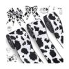 Cinta con alambre con estampado de vaca 3 rollos de cinta