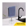 Soporte para toallas de mano con base de mármol pesada