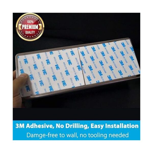 Portarrollos de papel higiénico doble con estante