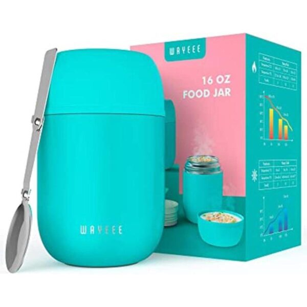 WayEee Tarro de alimentos aislado al vacío contenedor de