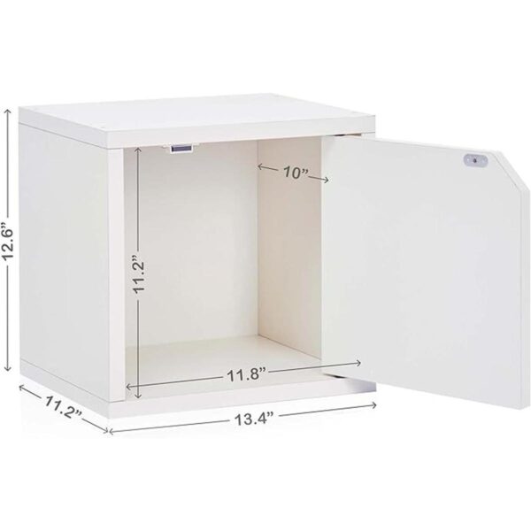 Way Basics Connect Door Cube Estante modular en cubo con_2