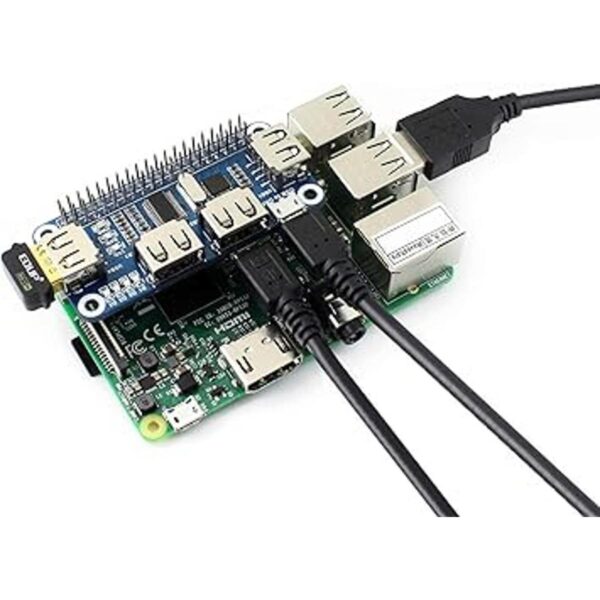 HUB HAT USB de 4 puertos para Raspberry Pi_3