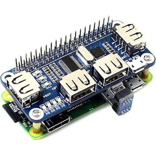 HUB HAT USB de 4 puertos para Raspberry Pi_2