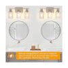 Watyo Lámpara de tocador de baño de 3 luces lámpara de_5