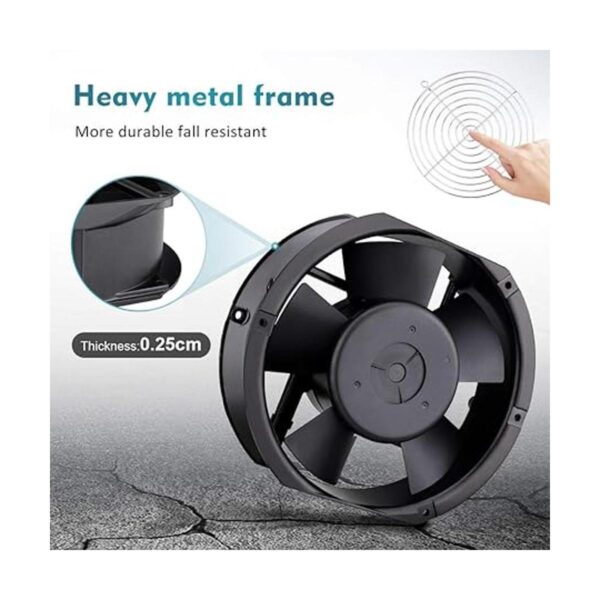 Wathai Ventilador axial de CA de 110 V 120 V gran flujo_5