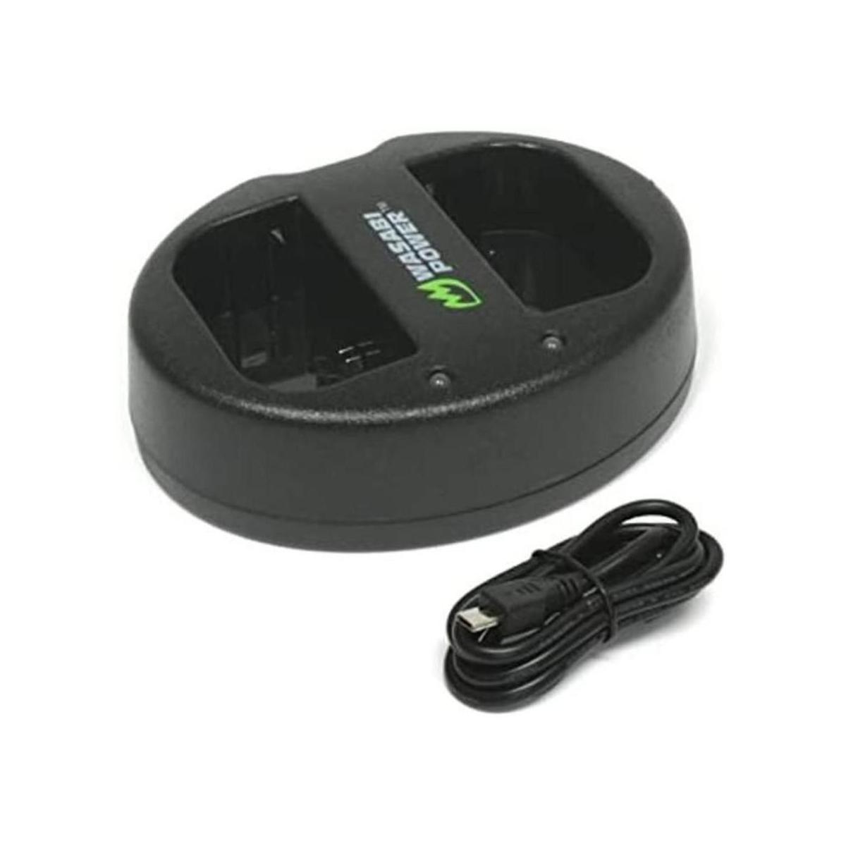 Wasabi Power LPE6 LPE6N LPE6NH cargador dual de batería