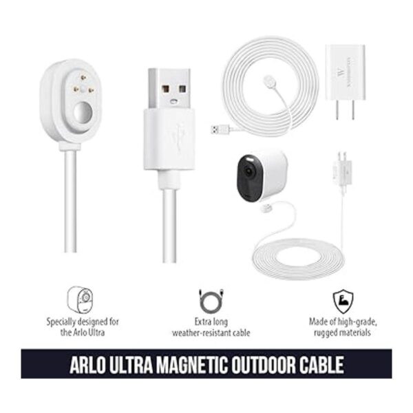 Cable de carga resistente a la intemperie de 25 pies y_2