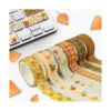 Juego de 12 rollos de cinta washi para diario de balas