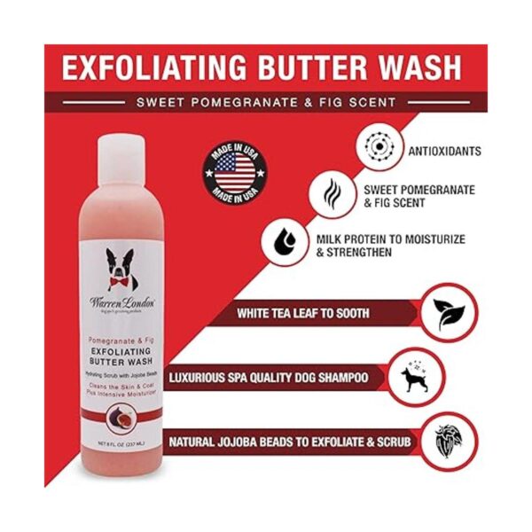 Warren London Champú exfoliante para perros para lavar la_2